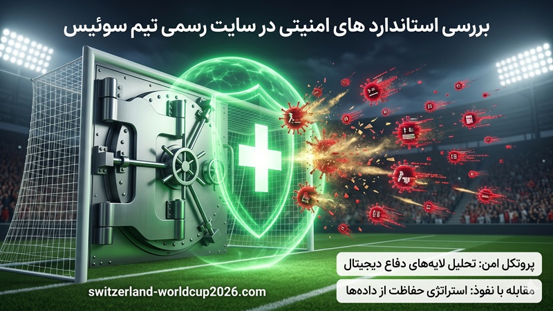 بررسی استاندارد های امنیتی در سایت رسمی تیم سوئیس